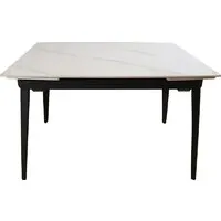 Кухонный стол Lagoma Орта керамика (белый глянец)