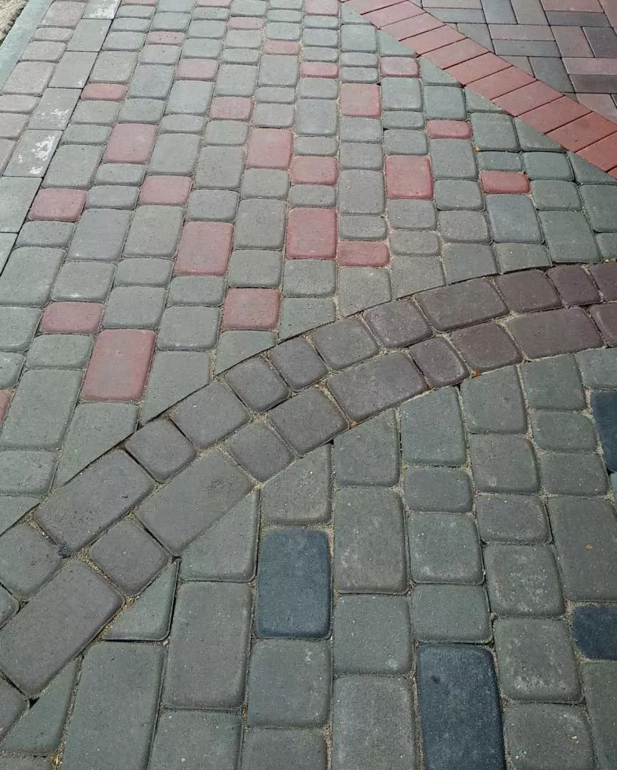 Тротуарная плитка "Носталит", "Старый город", серая, собственного производства