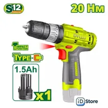 Ударная дрель-шуруповерт Dyllu DTCDS540 (с 1-им АКБ)