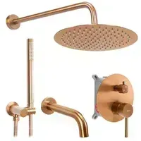 Душевая система Rea Lungo Copper Brush P8810