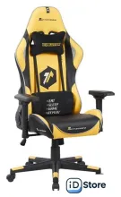 Игровое (геймерское) кресло Evolution Tactic PRO Special edition D4 (черный/желтый)