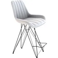 Стул Sheffilton SHT-ST37/S66-1 (серое облако/черный муар)