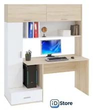 Стол Сокол КСТ-17 (дуб сонома/белый)