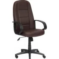 Офисное кресло TetChair СН747 (иск. кожа, коричневый)