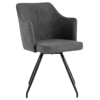 Стул Stool Group Слинг / DC-99005 RH309-27 (вращающийся, серый шенилл)