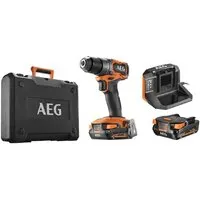 Дрель-шуруповерт AEG Powertools BS18SBL2-202C 4935480056 (с 2-мя АКБ, кейс)