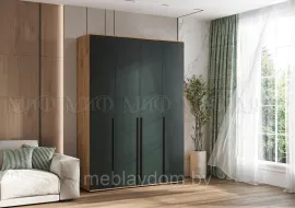 Шкаф 4-х створчатый Норд Дуб крафт белый (1,6м)