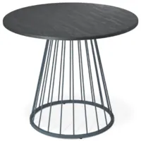 Обеденный стол Sheffilton SHT-TU85/TT90 МДФ (антрацит/каменный уголь)