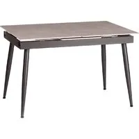 Кухонный стол TetChair Балморал 12040x80x75 (серый/черный)