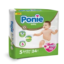 Подгузники  Турецкие Ponie Baby Junior (11-25 Кг)  5