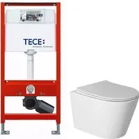 Унитаз подвесной Saniteco Rimless R-201W TECE Profil 9300302