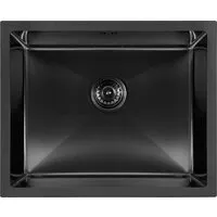 Кухонная мойка ARFEKA ECO AR 550450 BLACK PVD NANO DECOR MILLET GRAINS
