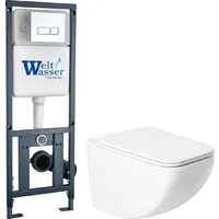 Унитаз подвесной Saniteco KW-99048 410 410 SE CR