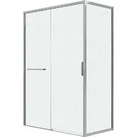 Душевой уголок Grossman Style 130x90x195 120.K33.05.1390.10.02 (хром/стекло шиншилла)