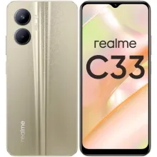 Смартфон Realme C33 RMX3624 4GB/64GB международная версия (золотистый)