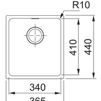 Кухонная мойка Franke Sirius SID 110-34 144.0603.819 (серый)