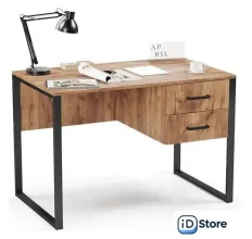 Стол Soma Slava 110x66 (дуб крафт золотой/черный)