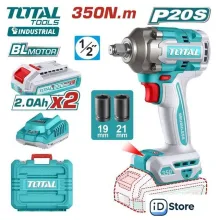 Гайковерт Total TIWLI2035 (с 2-мя АКБ, кейс)