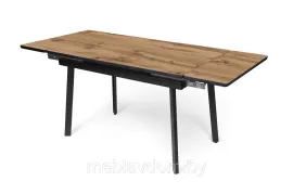 Обеденный стол Гранд 1200х800мм300мм300мм МДФHPL пластик кромка эмаль (дуб вотан)