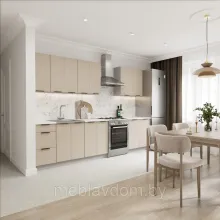Кухня Корнелия Марика 2,4 без столешницы, Капучино софт