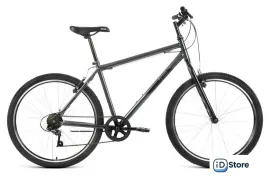 Велосипед Altair MTB HT 26 1.0 р.19 2022 (темно-серый/черный)