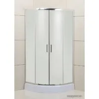 Душевой уголок BelBagno UNO-195-R-2-80-P-Cr (текстурное стекло)