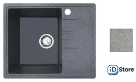 Кухонная мойка БелЭворс Mila L (серый, без сифона)