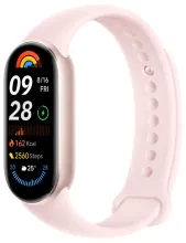 Фитнес-браслет Xiaomi Smart Band 9 (розовое золото, с розовым силиконовым ремешком, международная версия)