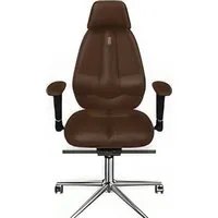 Офисное кресло Kulik System Classic Maxi (азур, шоколад с подголовником)