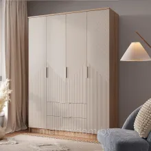 Шкаф 4-х створчатый Эмилия ШК-11 - Дуб Смоки/Айриш MF03 (1,6м)