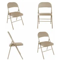 Комплект стульев складных Brabix CF-003 / 533033 (4шт, бежевый)