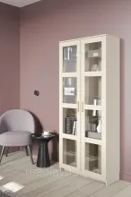 Шкаф Нави с витриной Кашемир
