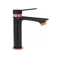 Смеситель для умывальника Rea Viral Black Rose Gold B2025