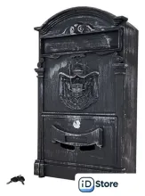 Почтовый ящик Аллюр 4010В (старое серебро)