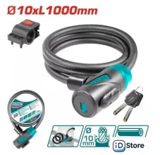 Тросовый велосипедный замок Total TBK11010