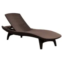Шезлонг Keter Pacific Lounger / 211104 (коричневый)
