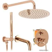 Душевая система Rea Lungo Rose Gold REA-P6610