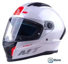 Мотошлем MT Helmets Stinger 2 Solid (XL, белый перламутр)
