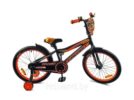 Детский велосипед Favorit Biker 20"" оранжево-черный