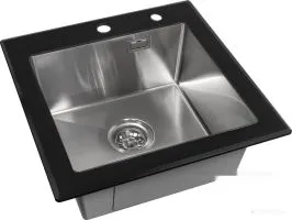Кухонная мойка ARFEKA ECO AR 500500 GS BLACK GLASS SATIN