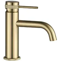 Смеситель для умывальника Rea Lungo Grip gold matt B6950