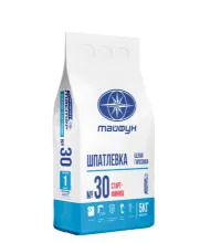 Шпатлевка белая гипсовая Старт-финиш ТМ 30, 5кг