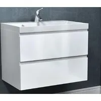 Мебель для ванных комнат Vela Тумба под умывальник Vela Мира 70П под Classica (белый глянец) TU271001