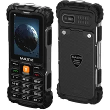 Кнопочный телефон Maxvi R1 (черный)