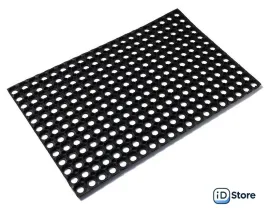 Придверный коврик Vortex 100x150 20004 (черный)