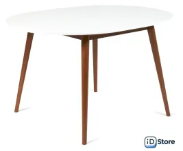 Кухонный стол TetChair Bosco раскладной (белый/коричневый)