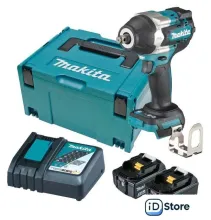 Гайковерт Makita DTW700RTJ (с 2-мя АКБ, кейс)