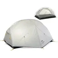 Палатка кемпинговая Naturehike Mongar NH17T007-M 20D / 6927595708071 (серый)