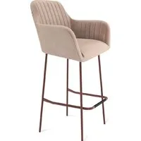 Стул Sheffilton SHT-ST38-1/S29 (латте/медный металлик)