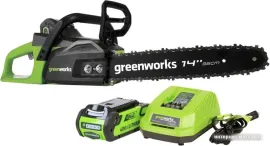 Аккумуляторная пила Greenworks GD40CS15 (с 1-м АКБ 2 Ah)